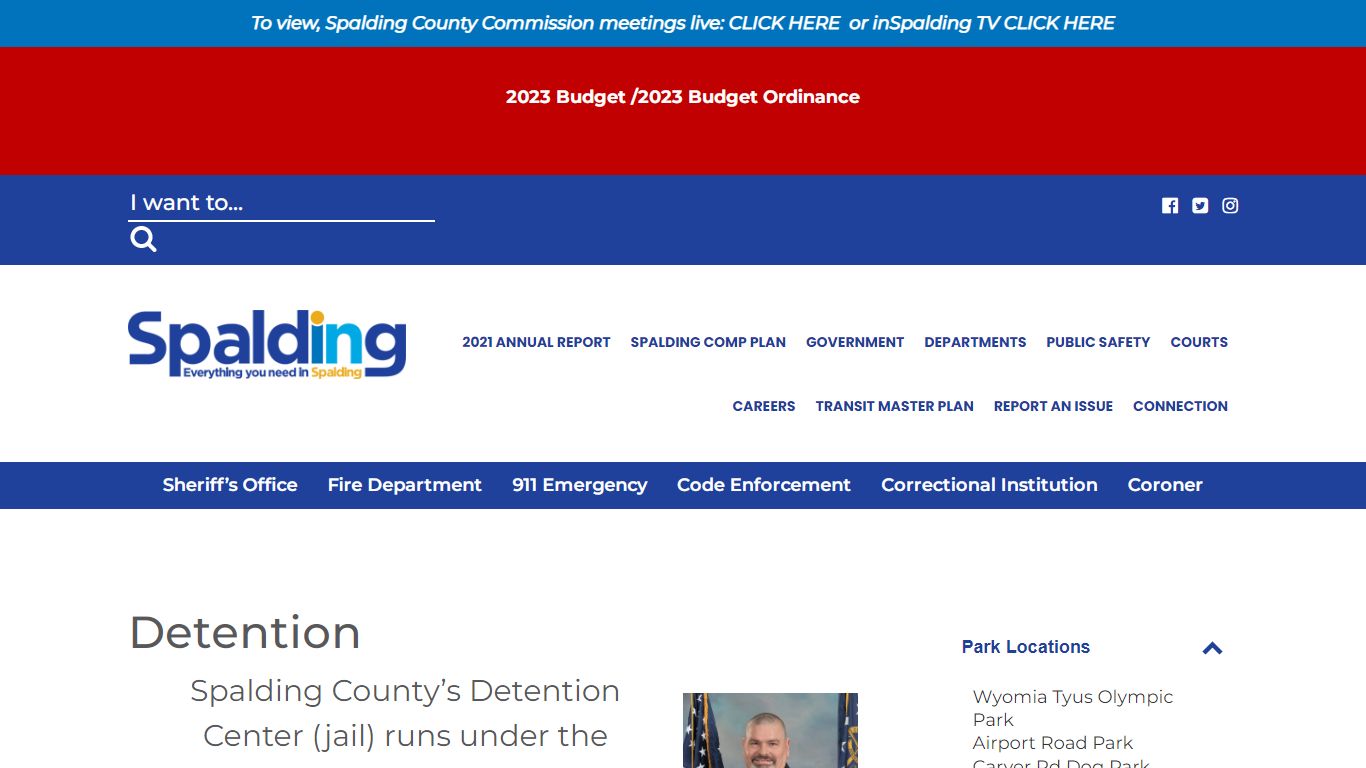 Detention - Spalding County, GA