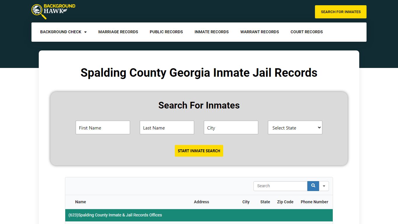 Inmate Jail Records in Spalding County , Georgia